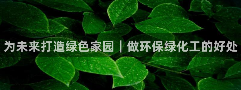 亿万国际平台是正规的吗安全吗：为未来打造绿色家园｜做环保绿化工的好处