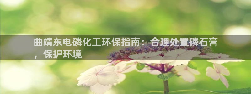 亿万先生手机网：曲靖东电磷化工环保指南：合理处置磷石膏
，保护环境