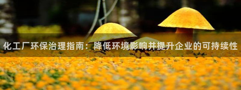 亿万百度吧：化工厂环保治理指南：降低环境影响并提升企业的可持续性