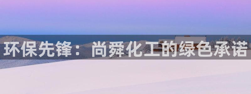 亿万先生手机版：环保先锋：尚舜化工的绿色承诺