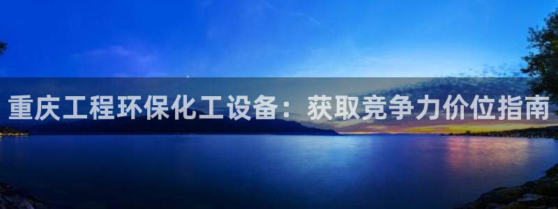 亿万先生合并网址是多少：重庆工程环保化工设备：获取竞争力价位指南